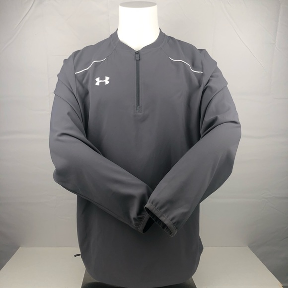 Under Armour Other - Under Armour Gray Athletic Performance Windbreaker